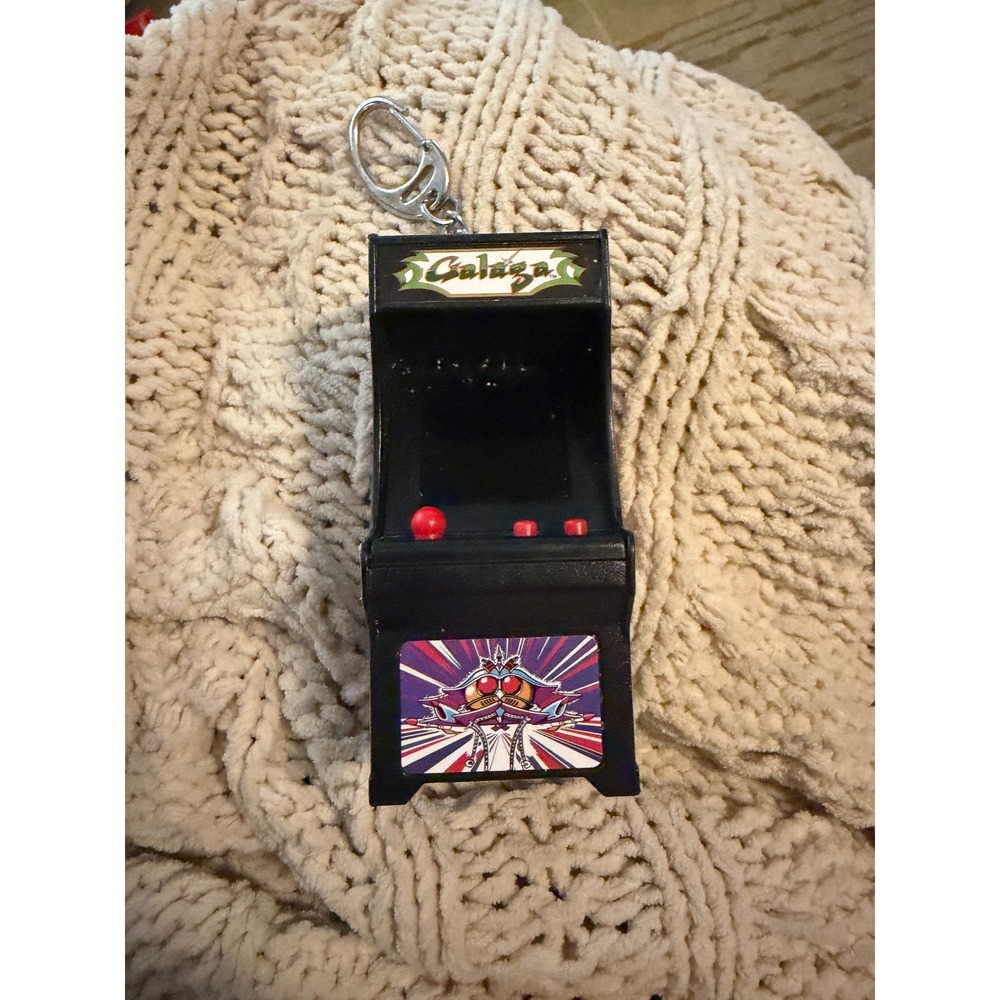 Galaga Tiny Arcade Miniature Handheld Game Keychain Bandai Namco Retro 2020